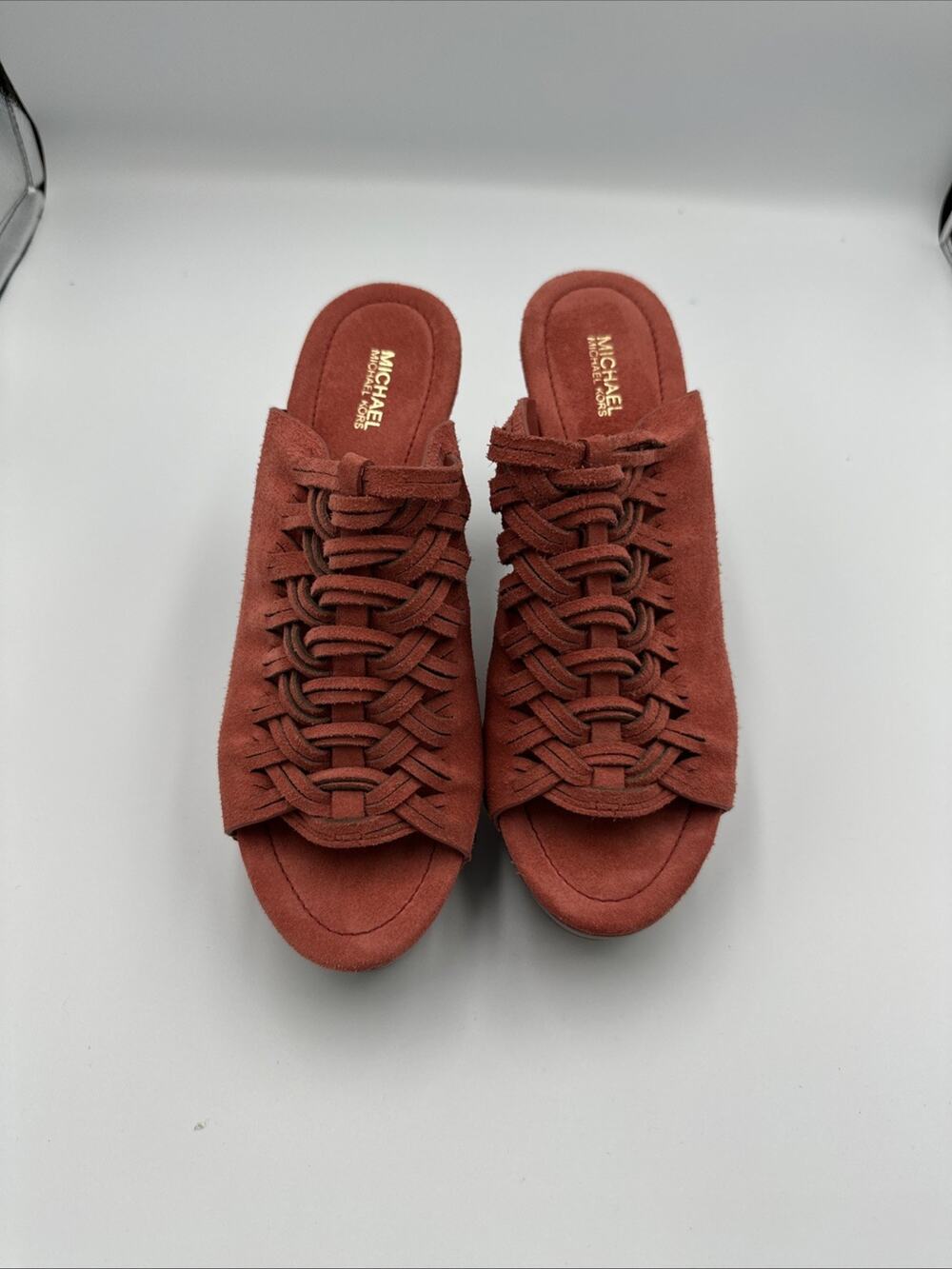 Michael Kors Women's Westley Mule Cinnamon 9M Shoes Ret $165